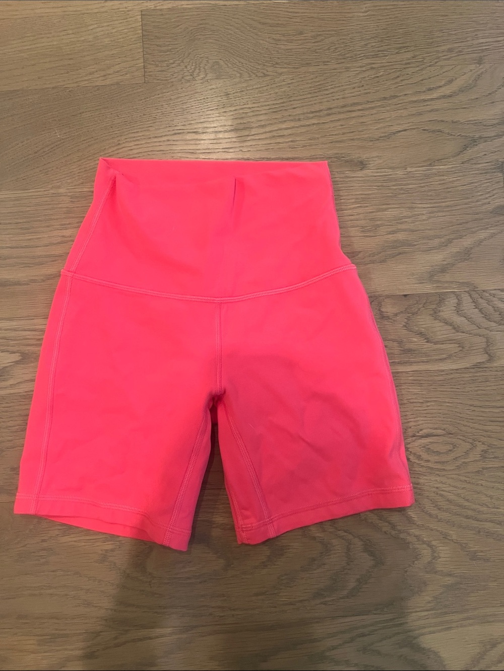 lululemon athletica High-Waist Neon Coral Shorts